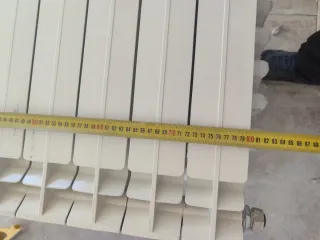 Radiador de aluminio blanco