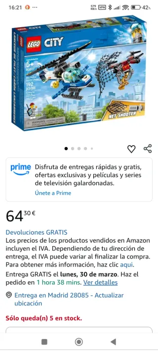 Lego City 66643 3-in-1: 60207, 60213, 60219