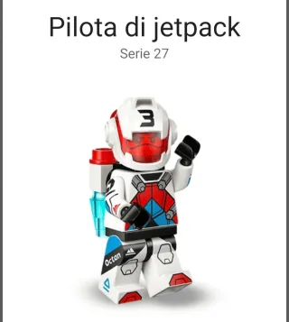 Lego Minifigures Serie 27 - Pilota di jetpack