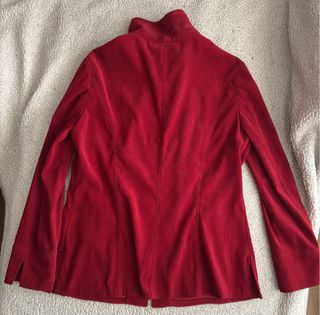 Chaqueta ante roja ligera