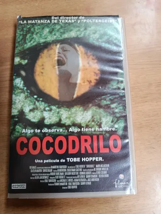 VHS Cocodrilo (Tobe Hopper)