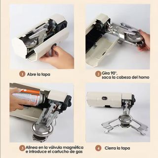 Hornillo Camping Gas Portátil Plegable