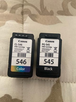Canon CL-546 y PG-545 Cartuchos Tinta
