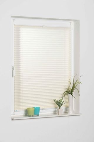 Khome Estor Plisado Klemmfix, Poliéster, Blanco, B