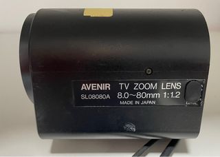 Lente Zoom TV AVENIR SL08080A 8-80mm 1:1.2