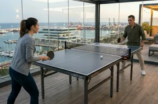 Mesa Ping Pong Premium Gris Mate