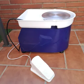 Torno Alfarero Eléctrico con Pedal