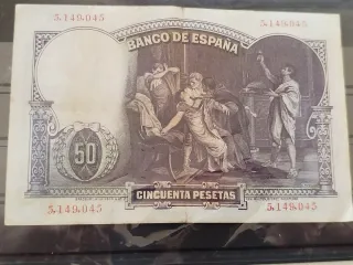 Billete 50 Pesetas Banco de España 1931