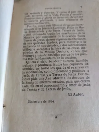 Libro de lectura EL CUARTO DE HORA DE ORACIÓN 1922