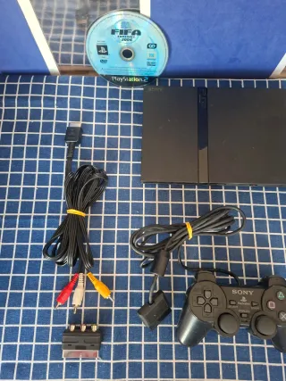 PS2 SLIM ORIGINAL COMPLETA OFICIAL