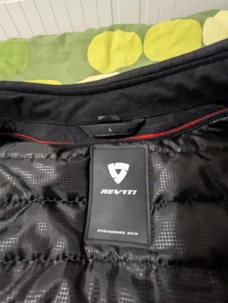 Chaqueta Moto Revit Negra