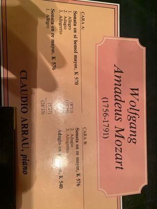 Vinilos Mozart Maestros de la Música (5 uds)