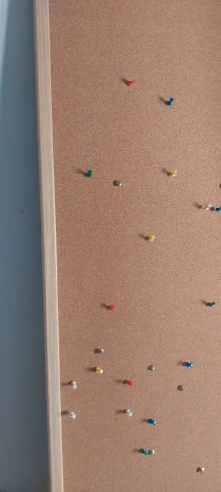 Tablón Corcho Gigante Oficina Madera