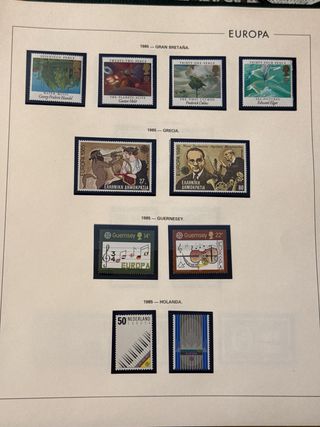 Álbum sellos Europa 70s-80s