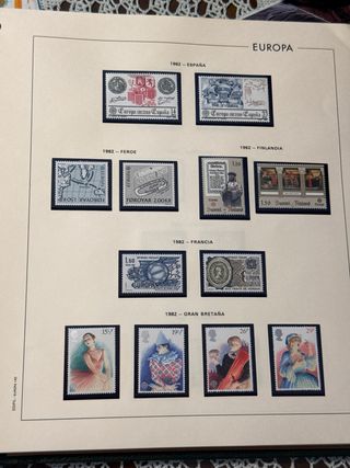 Álbum sellos Europa 70s-80s