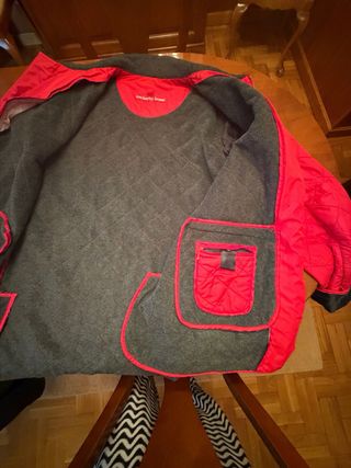 Chaqueta Acolchada Roja Hombre