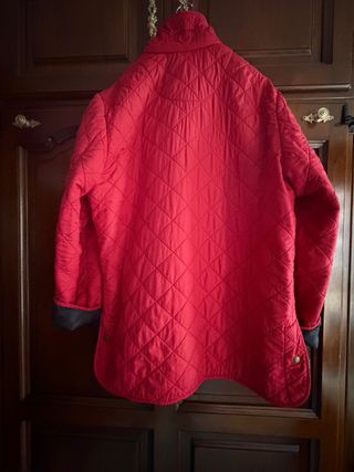 Chaqueta Acolchada Roja Hombre