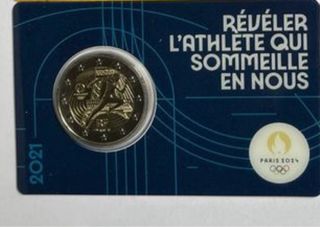 Moneda 2€ Francia 2021 Coincard JJOO