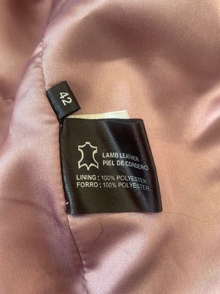 Cazadora de piel de cordero