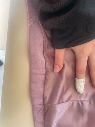 Cazadora de piel de cordero