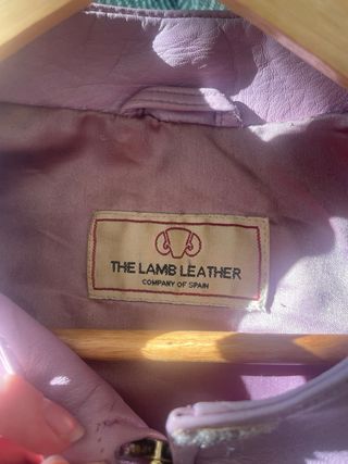 Cazadora de piel de cordero