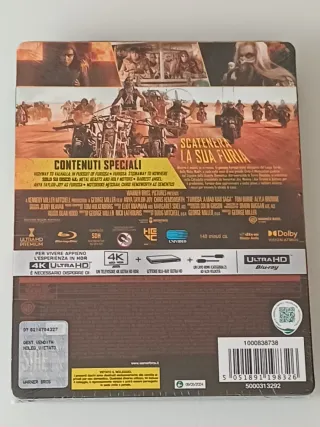 NUEVO 4K STEELBOOK Furiosa Mad Max Saga UHD BLURAY