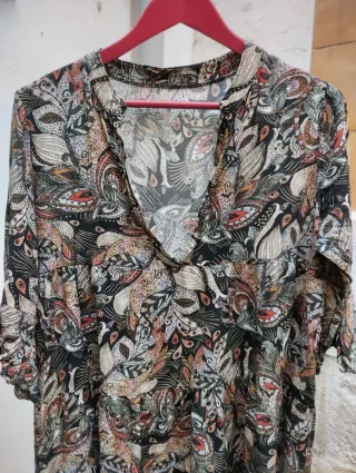 Blusón premamá estampado talla única