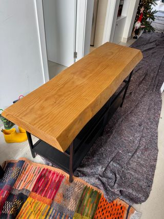 Aparador madera y metal