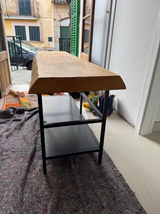 Aparador madera y metal