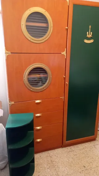 Mueble juvenil estilo náutico