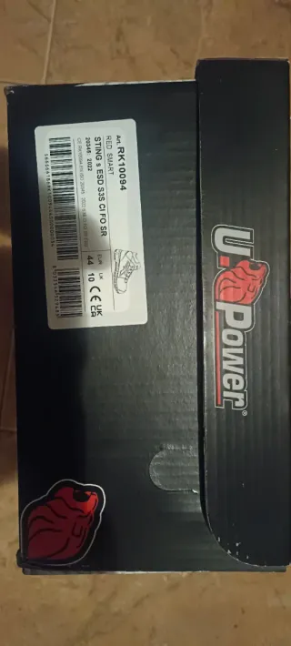 Botas seguridad U-POWER Talla 44 Negras/Rojas
