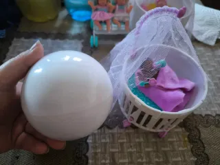 Cuna morada My Mini Baby 2