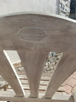 Silla de madera plegable