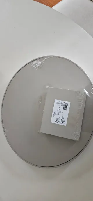 Bandeja para sofá redonda