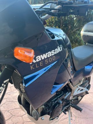 Kawasaki KLE500 2007 Azul