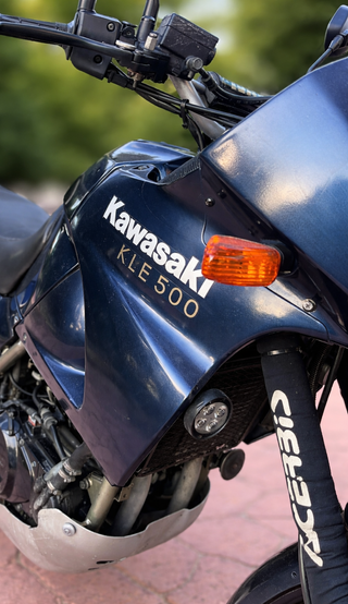 Kawasaki KLE500 2007 Azul