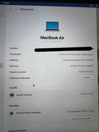 MacBook Air 13 2018 Oro Rosa