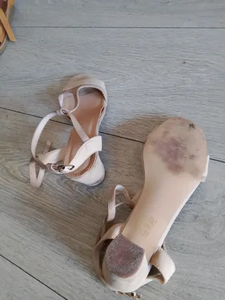 Sandalias Marypaz piel ante beige T.38