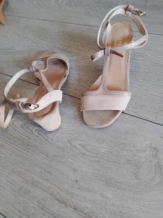 Sandalias Marypaz piel ante beige T.38