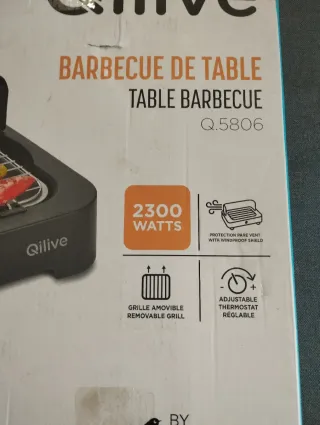 Barbacoa de mesa Qilive