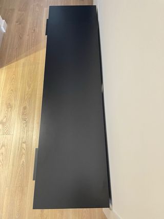 Mueble TV Negro y Madera