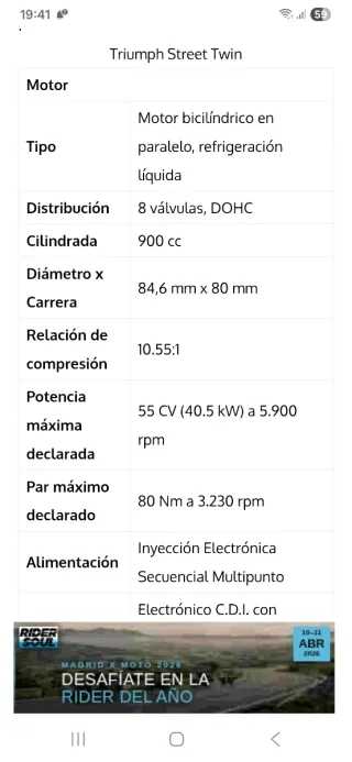 Triumph Street Twin Moto Naked