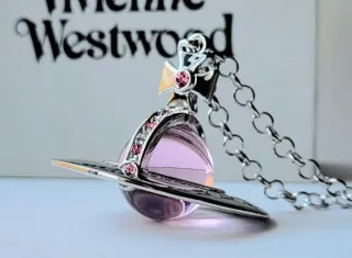 Collana Saturno Rosa