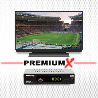 PremiumX Receptor de cable DVB-C FTA 531C Digital