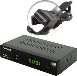 PremiumX Receptor de cable DVB-C FTA 531C Digital