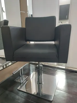 Silla de peluquería y tintes