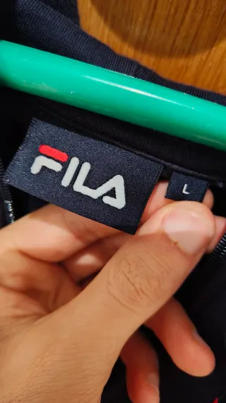 Sudadera Fila con Capucha y Cremallera