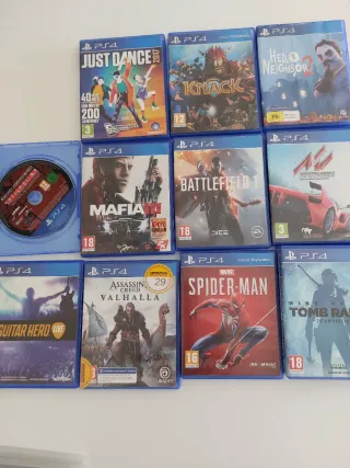 Lote juegos ps4