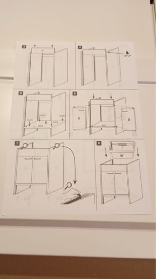 Muebles de resina Negrari blancos 4 muebles blanco