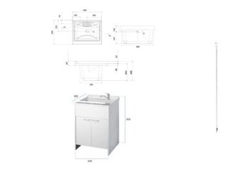 Muebles de resina Negrari blancos 4 muebles blanco